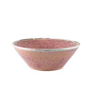 14cm Rose Pink Conical Bowl (Pack of 6)
