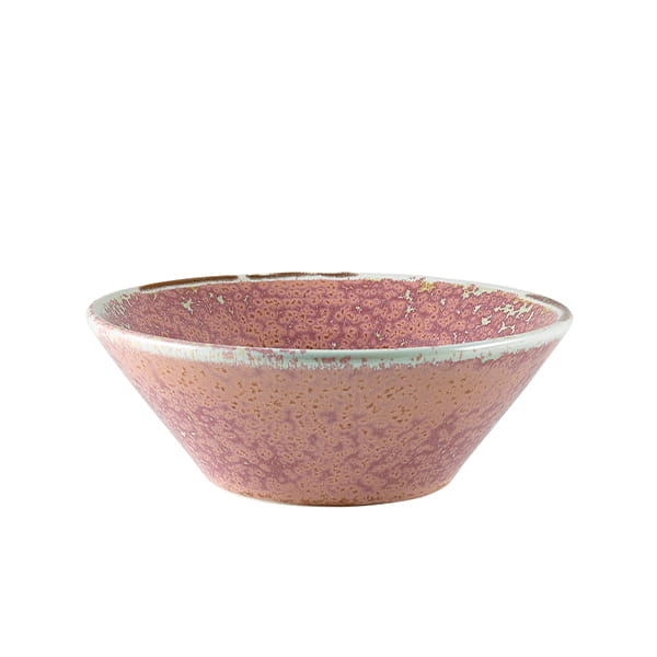 14cm Rose Pink Conical Bowl (Pack of 6)