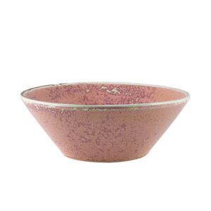 16cm Rose Pink Conical Bowl (Pack of 6)