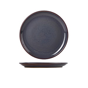 19cm Rustic Blue Coupe Plate (pack of 6)