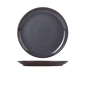 24cm Rustic Blue Coupe Plate (pack of 6)