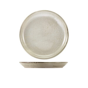 19cm Smoke Grey Coupe Plate (Pack of 6)