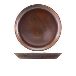 27.5cm Rustic Copper Coupe Plate (Pack of 6)
