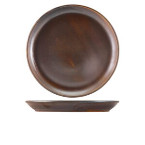 30.5cm Rustic Copper Coupe Plate (Pack of 6)