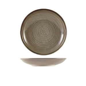 21cm Smoke Grey Deep Coupe Plate (Pack of 6)