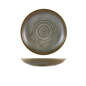 21cm Matt Grey Deep Coupe Plate (Pack of 6)