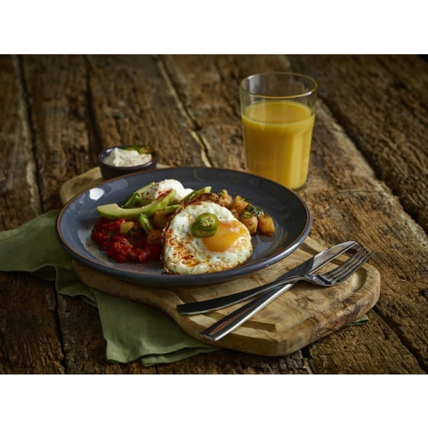 10cm Rustic Blue Tapas Dish (pack of 6) - Image 3