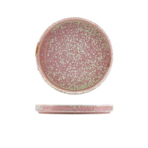 18cm Rose Pink Low Presentation Plate (Pack of 6)