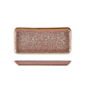 27 x 12.5cm Rose Pink Rectangular Platter (Pack of 6)