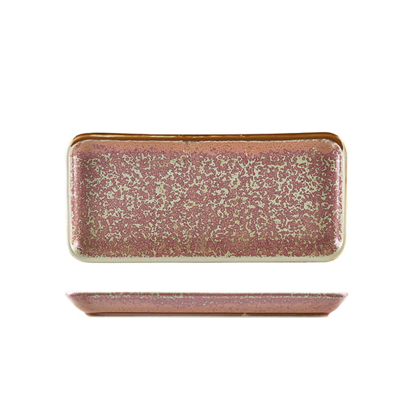 27 x 12.5cm Rose Pink Rectangular Platter (Pack of 6)