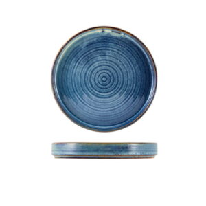 18cm Aqua Blue Presentation Plate (Pack of 6)