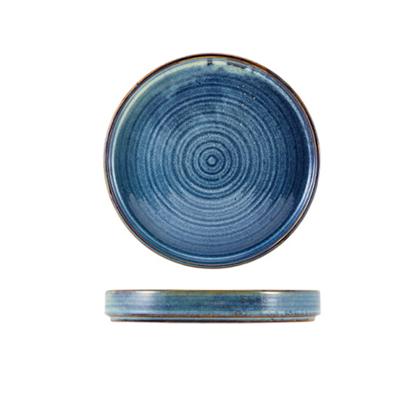 18cm Aqua Blue Presentation Plate (Pack of 6)