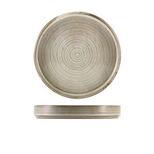 20.5cm Smoke Grey Presentation Plate (Pack of 6)