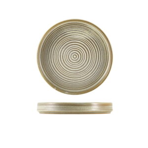 18cm Matt Grey Presentation Plate (Pack of 6)