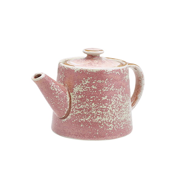 17.6oz Rose Pink Teapot (Pack of 6)