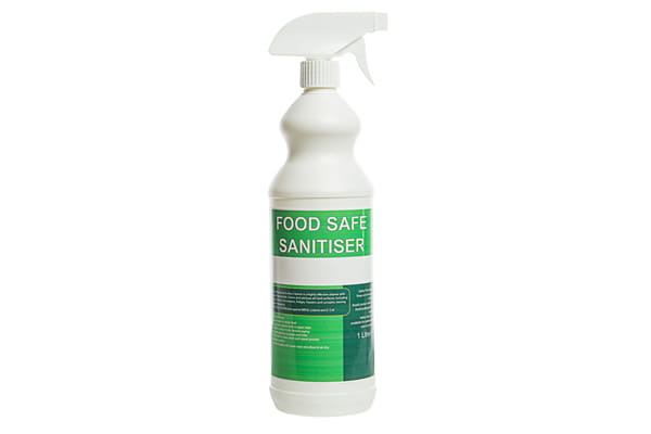 1ltr Ready To Use Food Safe Sanitiser (Pack of 6)