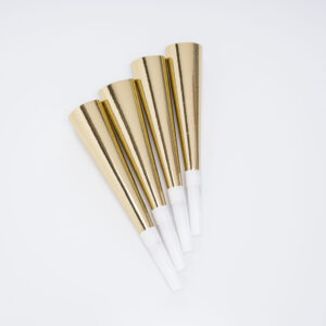 Case (144) Gold Foil Adult Party Tooters