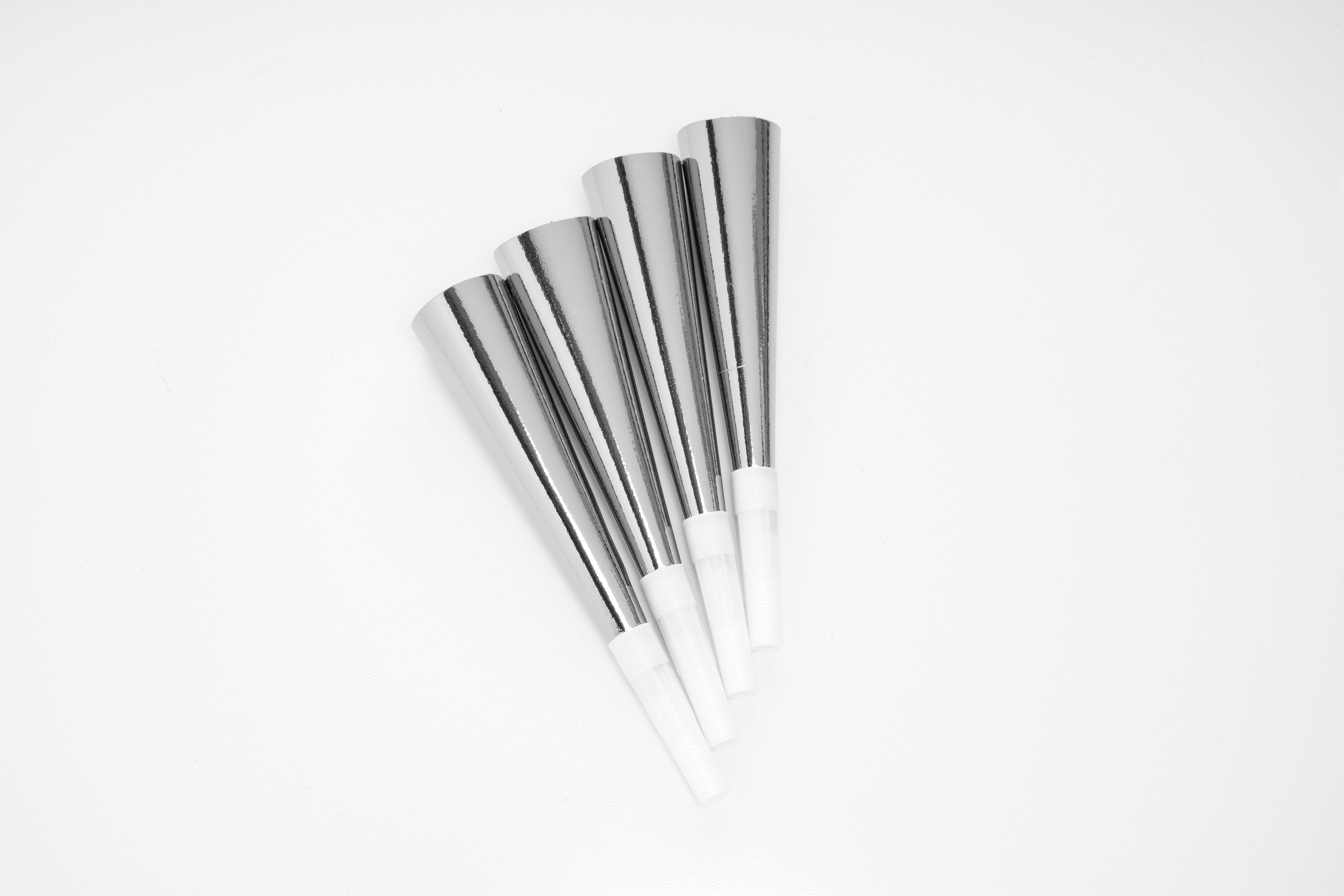 Case (144) Silver Foil Tooters