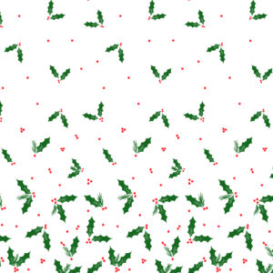 Case (1) 40m Swansilk Jolly Holly Banquet Roll