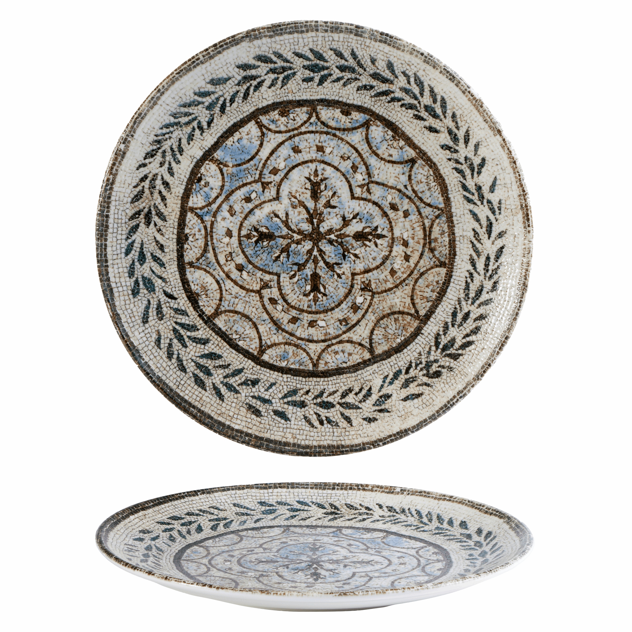 Academy Fusion Mosaic Coupe Plate 27cm/10.5" (Pack of 12) - Image 2