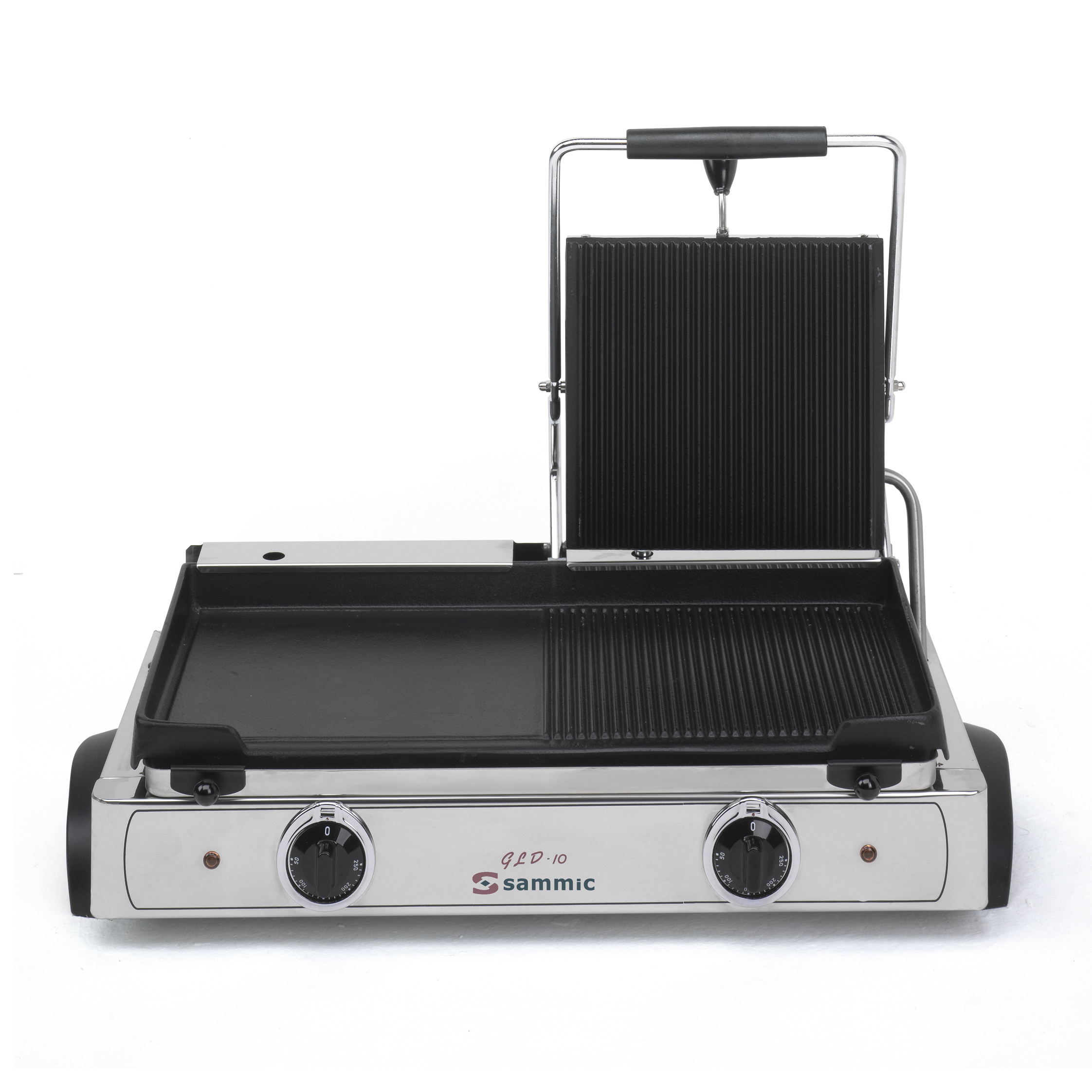 Sammic Grill GLD-10 230/50-60/1 (1/2 smooth w/o cover - 1/2 ribbed with cover)