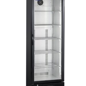 Prodis NT10-LE Low Energy Single Door Black Finish Upright Bottle Cooler