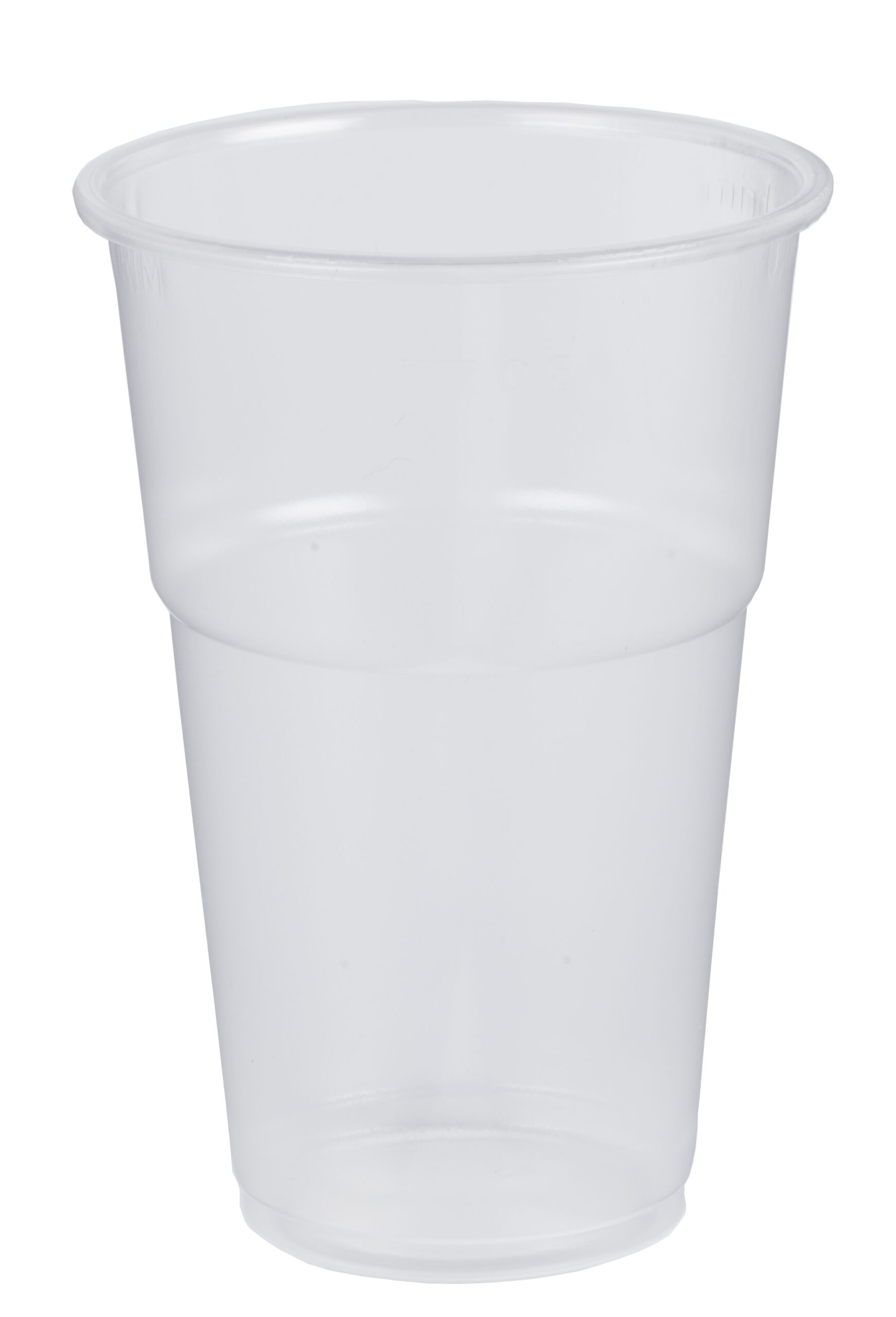 plastic glasses