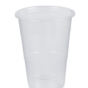 plastic glasses