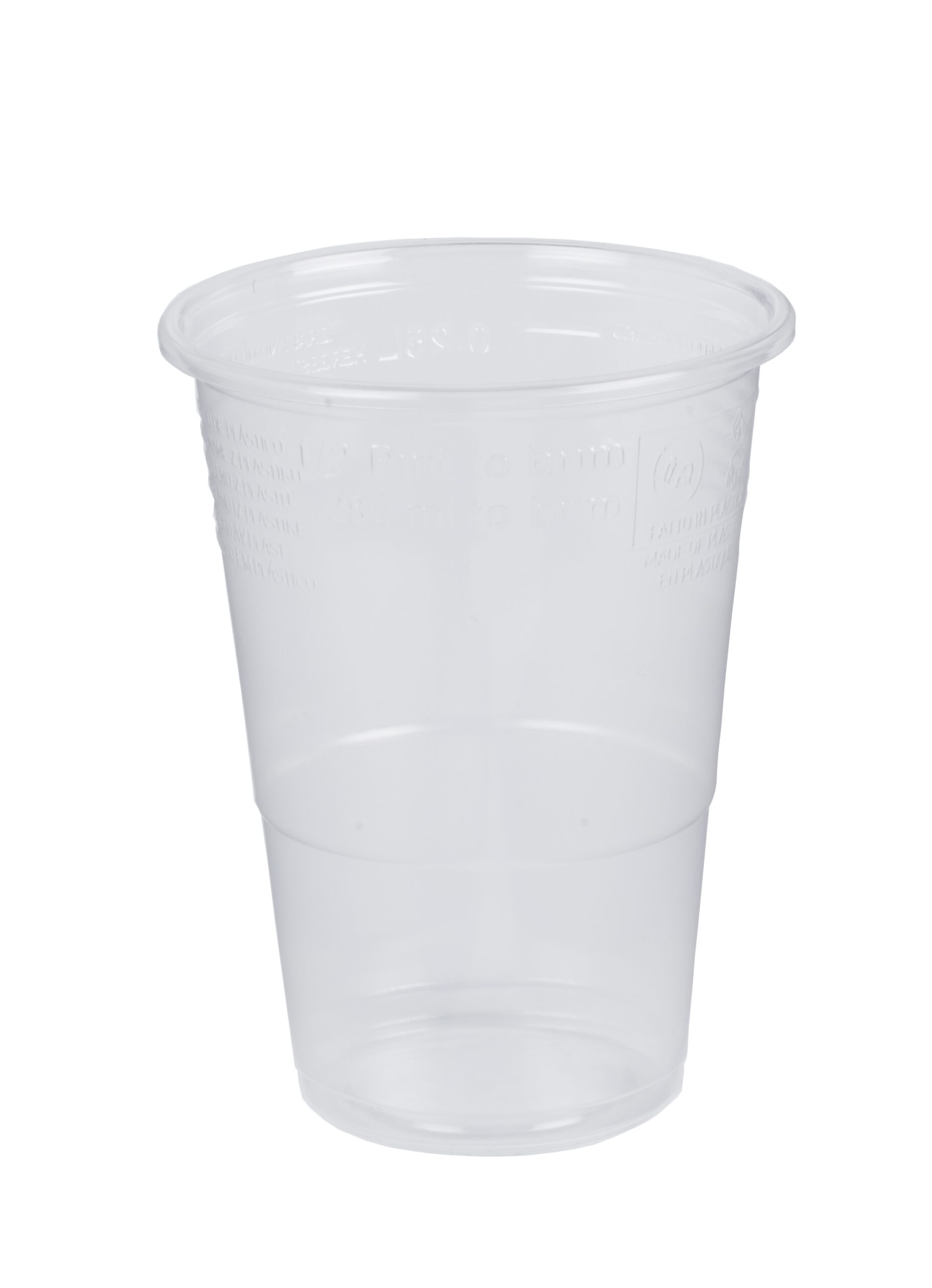 plastic glasses