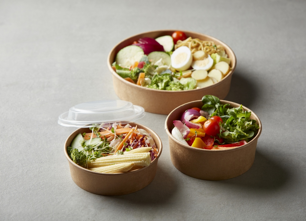 Pp Lid To Fit 500ml-750ml Kraft Salad/Soup Bowl (Pack of 300) - Image 2