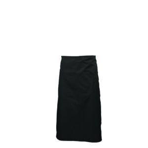 Black Waist Apron W/ Split Pocket 70cm Long