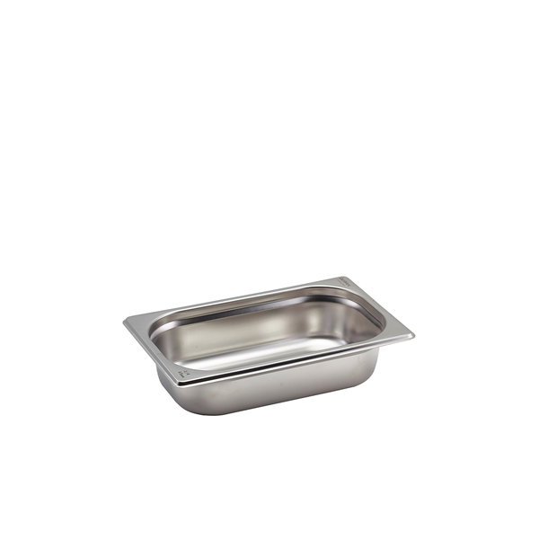 St/St Gastronorm Pan 1/4 - 65mm Deep