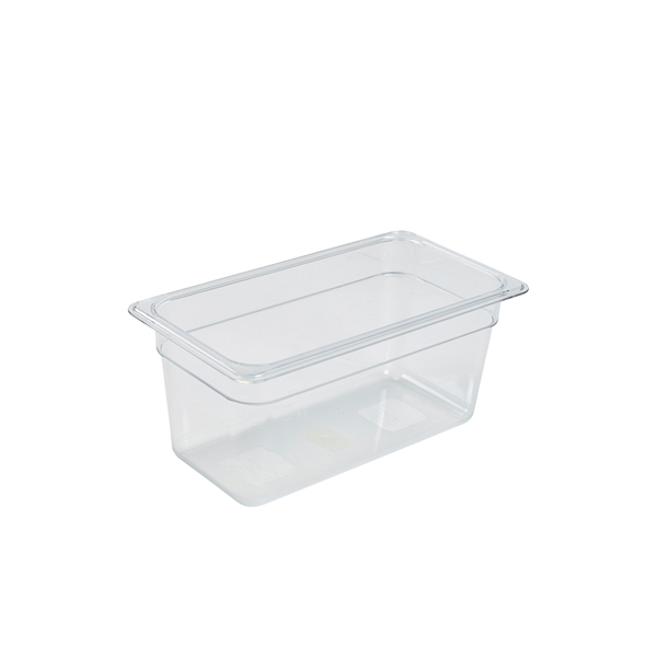 1/3 -Polycarbonate Gastronorm Pan 150mm Clear
