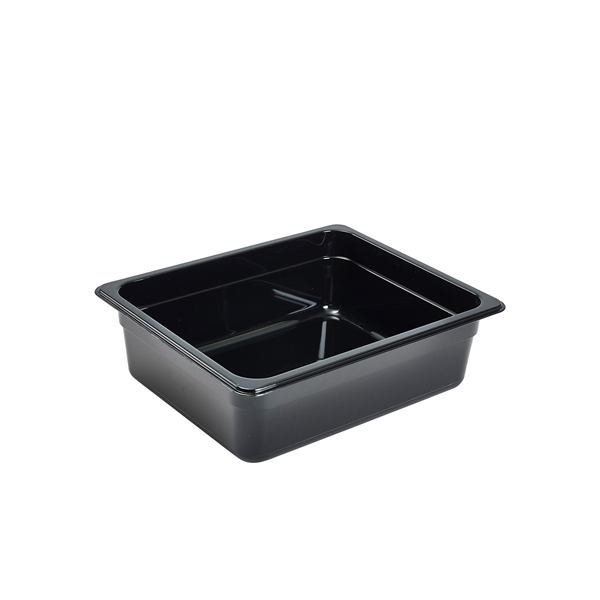 1/2 -Polycarbonate Gastronorm Pan 100mm Black